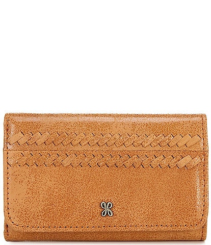 HOBO Jill Trifold Leather Whipstich Trifold Wallet