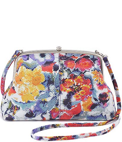 HOBO Lana Poppy Floral Leather Convertible Crossbody Bag