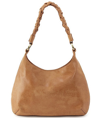 HOBO Madison Leather Braided Handle Shoulder Bag