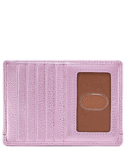 HOBO Pink Metallic Leather Passport Wallet