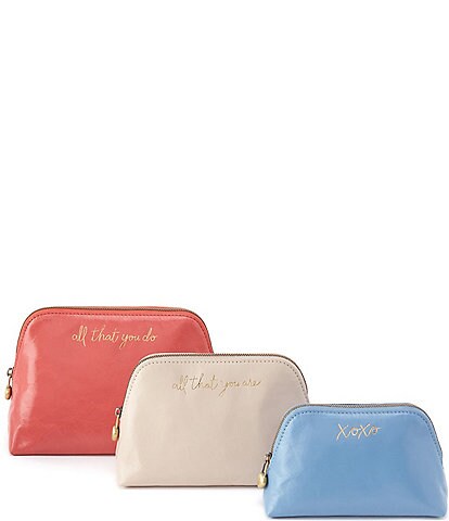 HOBO Tri Polished Leather Pouch Set