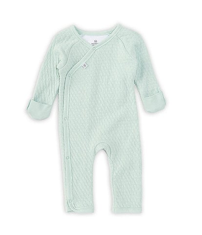 Honest Baby Clothing Baby Boys Newborn-12 Months Matelasse Organic Side Snap Coverall