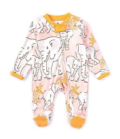 Honest Baby Clothing Baby Girls Newborn-24 Months Round Neck Long Sleeve Snug Fit Pajama Set