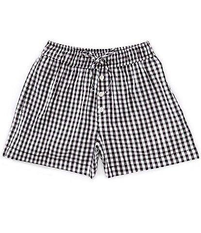 Honey & Sparkle Big Girls 7-16 Checked Boxer Shorts