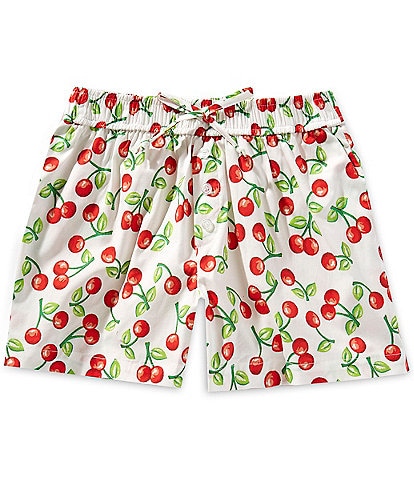 Honey & Sparkle Big Girls 7-16 Cherries Print Boxer Shorts