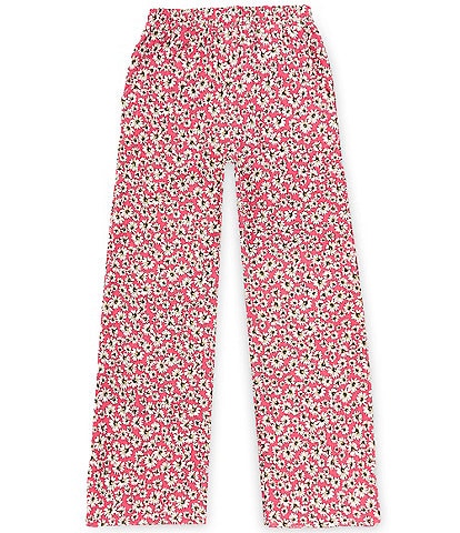 Honey & Sparkle Big Girls 7-16 Flower Printed Pull-On Pants