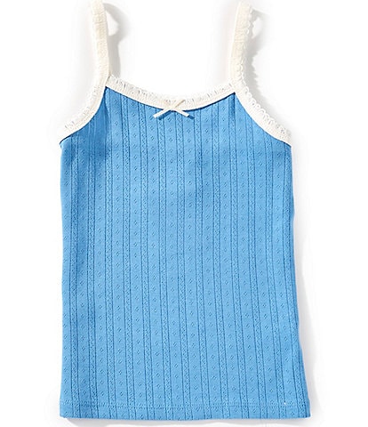 Honey & Sparkle Big Girls 7-16 Solid Ribbed Cami Tank Top