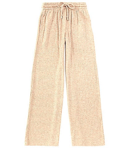 Honey & Sparkle Big Girls 7-16 Wide-Leg Rib-Knit Pants