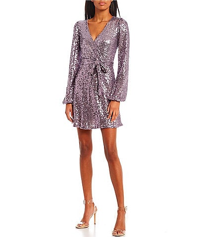 Purple Juniors' Sequin & Sparkling Dresses | Dillard's