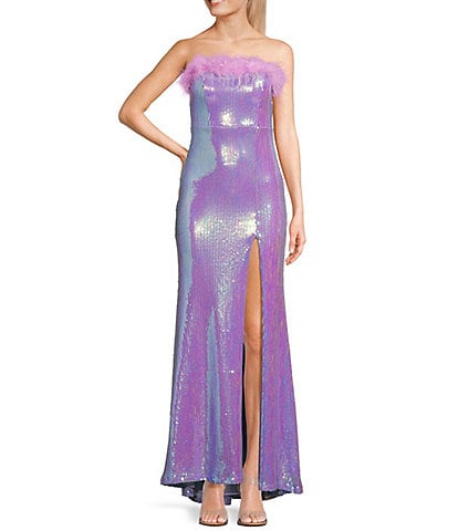 17+ Light Purple Sequin Dress