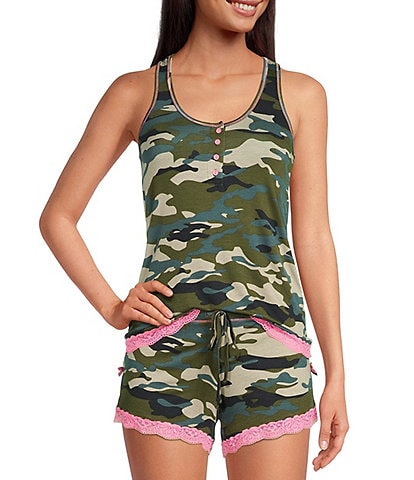 Wilderness Dreams Women's Naked North Camouflage Short Pajama Set
