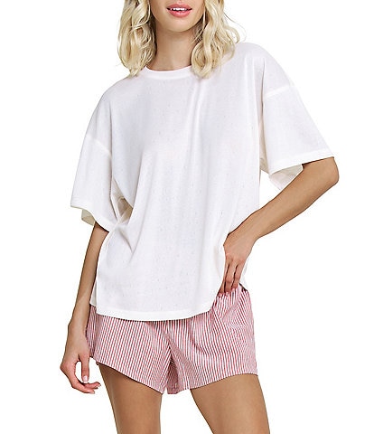 Honeydew Intimates Hangout Pointelle Solid Sleep Top