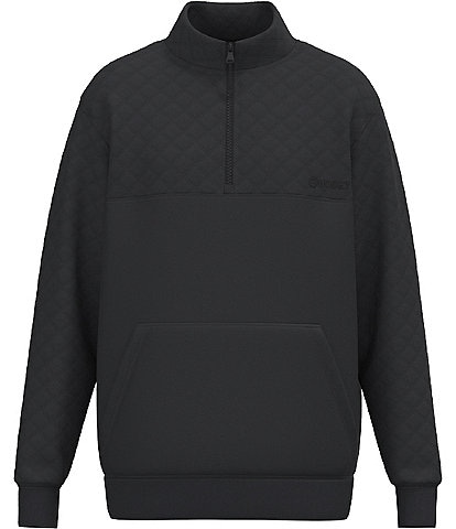 Hooey Big Boys Long Sleeve Quarter Zip Legendary Polo Fleece Pullover