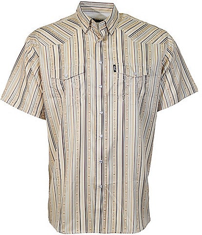 Hooey Sol Striped Short Sleeve Shirt
