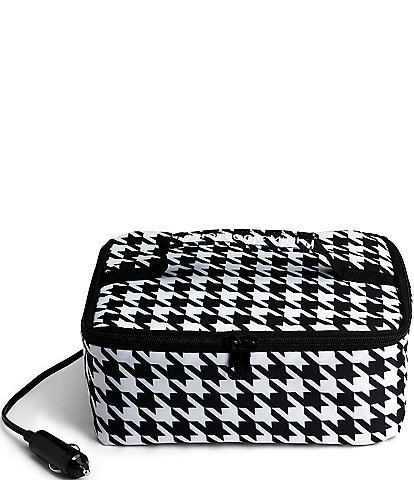 Hot Logic Portable Mini Oven and Food Warmer Houndstooth Print Lunch Bag 12V