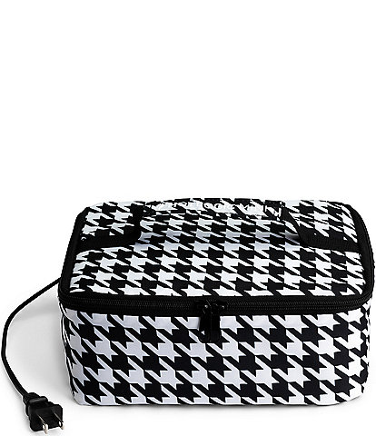 Hot Logic Portable Mini Oven and Food Warmer Houndstooth Print Lunch Bag