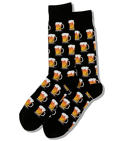 Hot Sox Novelty Beer Crew Socks