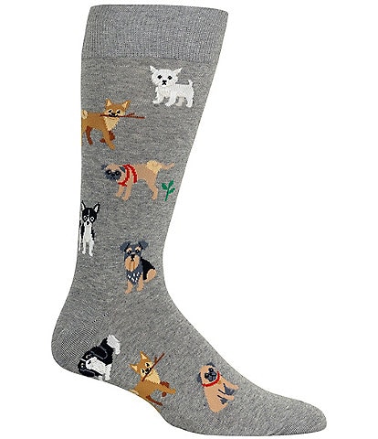 Hot Sox Dogs Of The World Crew Socks