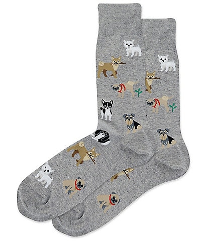 Hot Sox Dogs Of The World Crew Socks