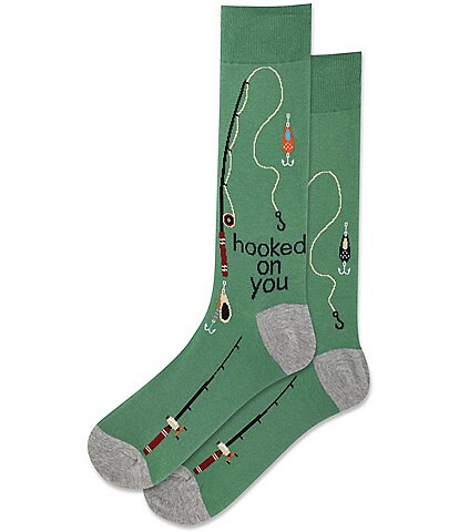 Hot Sox Hooked On You Crew Socks