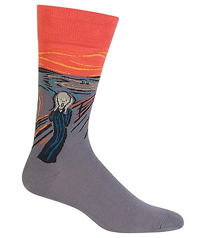 Hot Sox Novelty The Scream Crew Socks