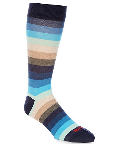 Hot Sox Ombre Stripe Crew Socks