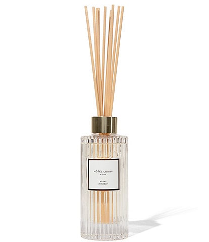 Hotel Lobby Candle Miami Reed Diffuser
