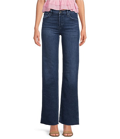 Hudson Jeans High Rise Wide Leg Full Length Rosie Jeans
