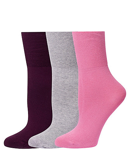 HUE Bobby 3pk Crew Sock