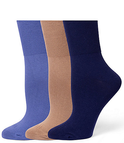 HUE Bobby 3pk Crew Sock