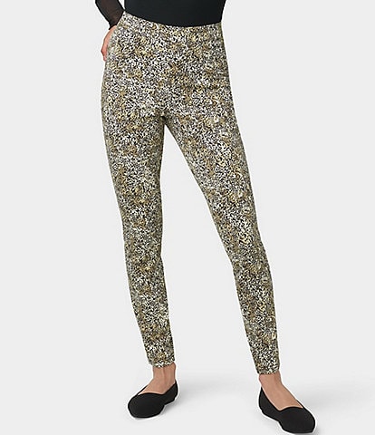 HUE Ditsy Animal Denim Leggings