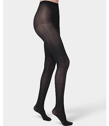 HUE Geo Stripe Tights