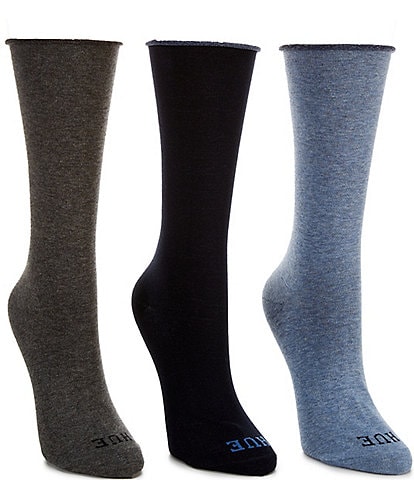 HUE Jeans Crew Socks, 3 Pack