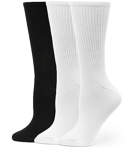 HUE Must Have Crew Socks, 3 Pack