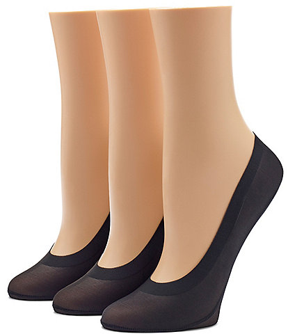 HUE Perfect Edge Liner 3pk Super Soft Socks