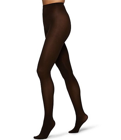 HUE Ribbed Control Top Tights