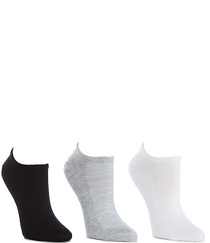 HUE Sport Mesh Top No Show Socks, 6 Pack