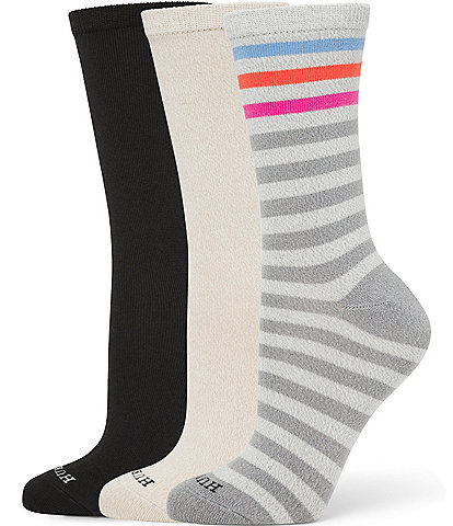 HUE Super Soft Crew 3pk Socks