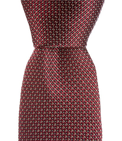 Hugo Boss 2.95#double; Micro Pattern Silk Blend Tie
