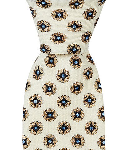 Hugo Boss Allover Pattern Narrow Silk Tie