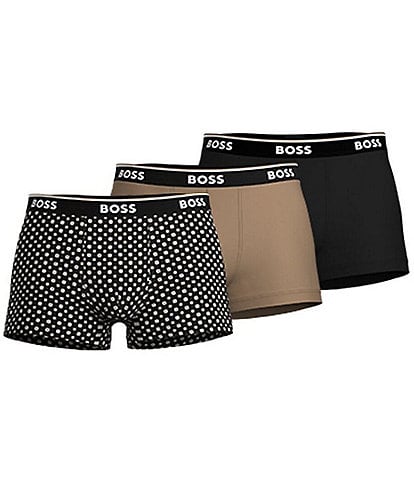Hugo Boss Assorted Power Design Boxer Briefs 3-Pack