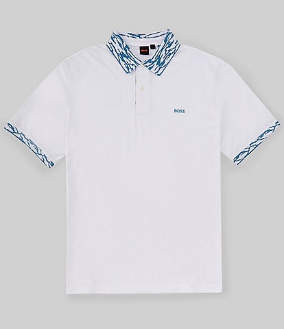 Hugo Boss Big & Tall Short Sleeve Ocean Detailed Polo Shirt