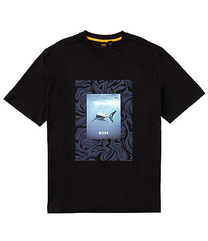 Hugo Boss Big & Tall Short Sleeve Tucan Shark Graphic T-Shirt
