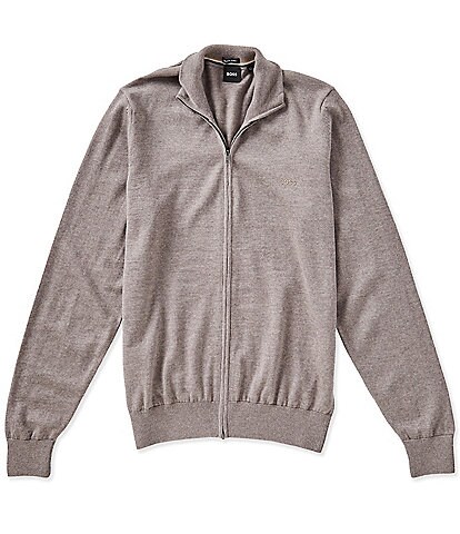 Hugo Boss BOSS Balonso Wool Full-Zip Sweater