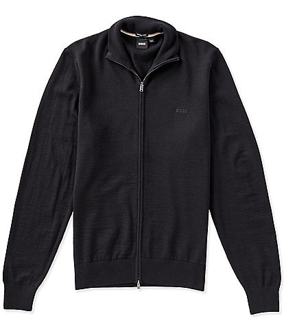 Hugo Boss BOSS Balonso Wool Full-Zip Sweater