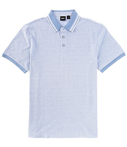 Hugo Boss BOSS H-Prout Oxford Pique Short Sleeve Polo Shirt