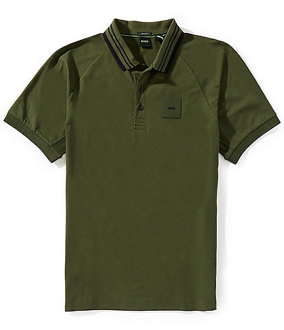 Hugo Boss BOSS Paddy Rib Stretch Short Sleeve Polo Shirt