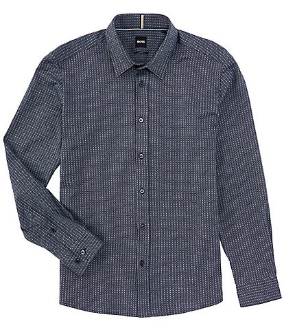 Hugo Boss BOSS Slim Fit Roan Long Sleeve Woven Shirt