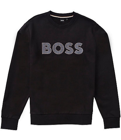 Hugo Boss BOSS Soleri Cotton Logo Sweatshirt