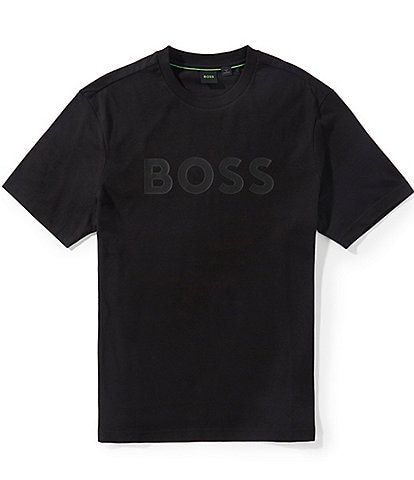 Hugo Boss BOSS Structure Logo Short Sleeve T-Shirt